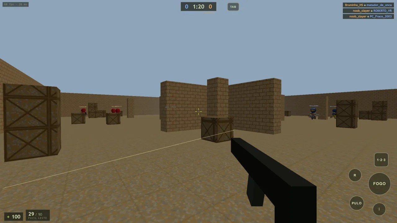 LAN Strike — partida 5v5 no mapa de_lanhouse